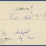 Gesegnete Ostern Engel, gelaufen 1900, Marke fehlt (AK1740)