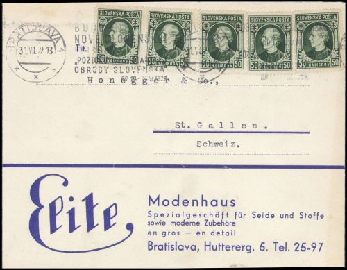 1939, Slowakei, 39 (5), Brief