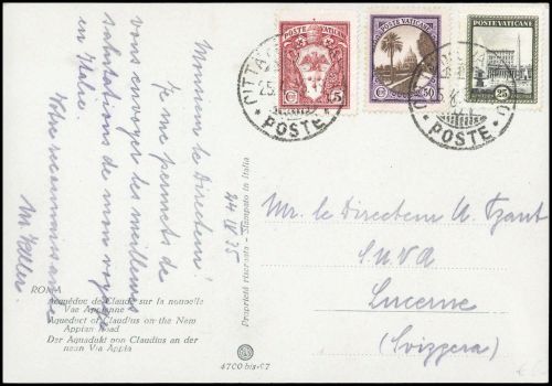 1935, Vatikanstaat, 21, 25, 27, Brief