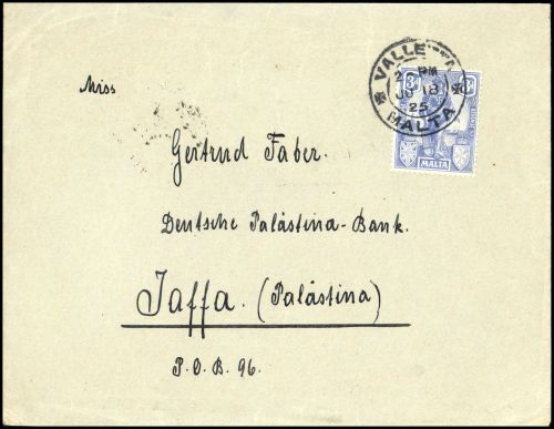 1925, Malta, 88, Brief