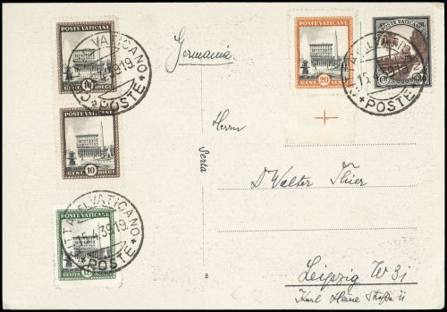 1939, Vatikanstaat, 22 u.a., Brief