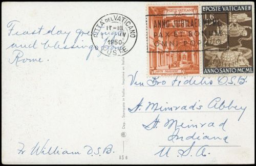 1950, Vatikanstaat, 151, 164, Brief
