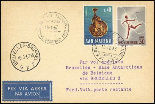 1966, San Marino, 788, 875, Brief