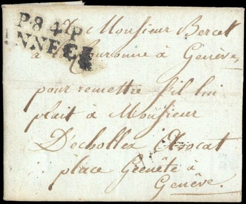 1809, Frankreich, Brief