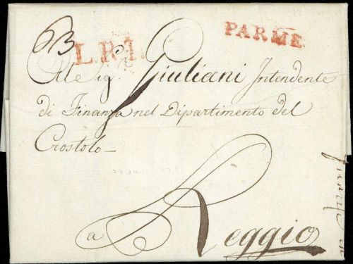 1808, Italien, Brief