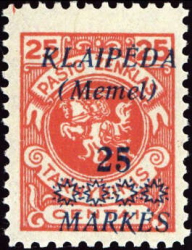 1923, Memel, 137, **