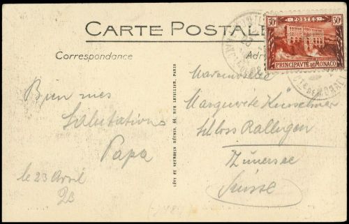 1923, Monaco, 56, Brief