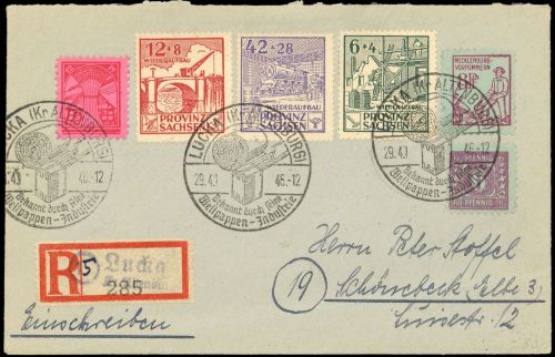SBZ Provinz Sachsen, 87-89 A u.a., Brief