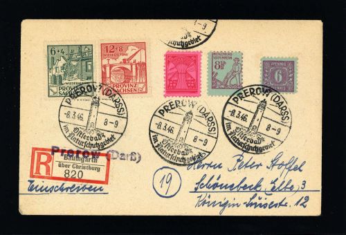 1946, SBZ Mecklenburg Vorpommern, 10 u.a., Brief