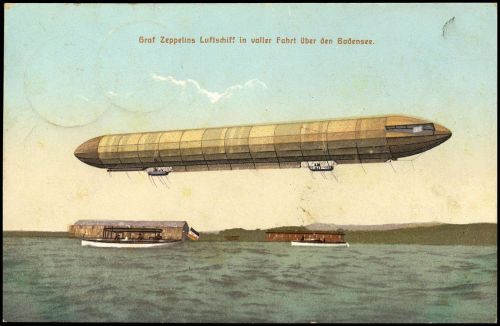 1908, Zeppelin,Zeppelin Postkarten,1900-1914, Brief