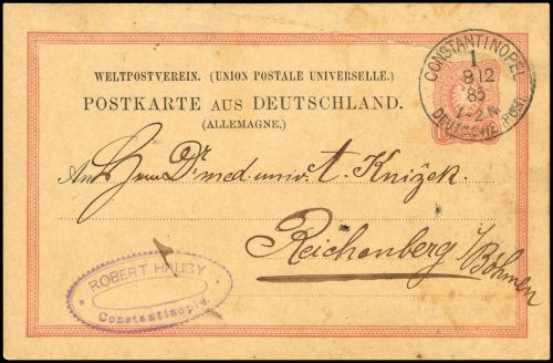 Deutsche Auslandspost Türkei, Brief