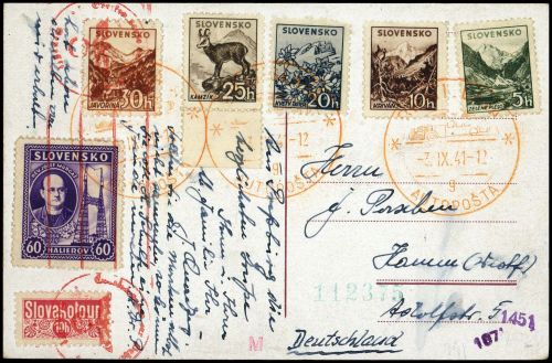 1940, Slowakei, 46, 71-75, Brief