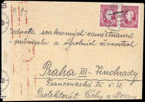 1940, Slowakei, 40 (2), Brief