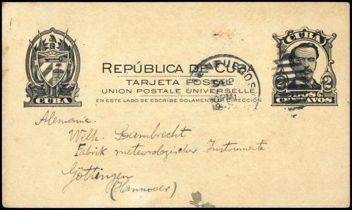 1909, Cuba, P 2, Brief