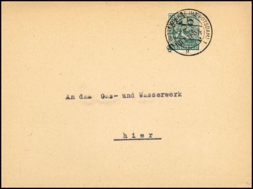 1948, SBZ Handstempel Bezirk 36, 172 VII, Brief
