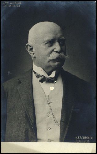 Zeppelin,Zeppelin Postkarten,Portraitkarten, Brief