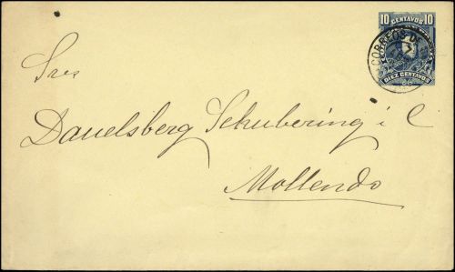 1901, Bolivien, U 8, Brief