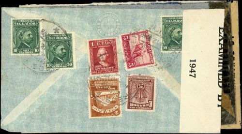 1939, Ecuador, 432, 491 u.a., Brief