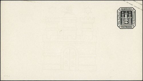 1867, Altdeutschland Hamburg, U 8 I, Brief