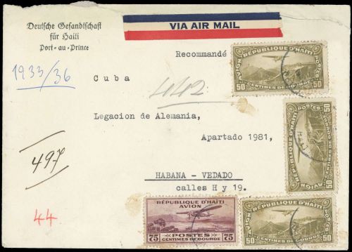 1936, Haiti, 254, 260, Brief