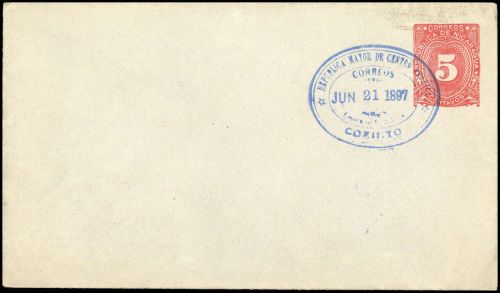 1896, Nicaragua, U 34, Brief