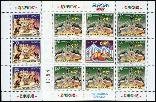 2002, Bosnien-Herzegowina Serbische Rep., 241-42 KB, **