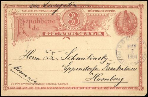1890, Guatemala, P 5, Brief