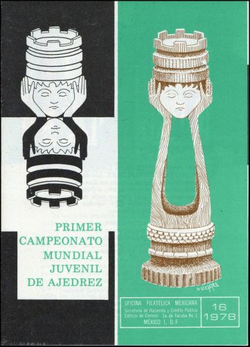 1978, Sport u. Spiel,Schach,, Mex 1601-02