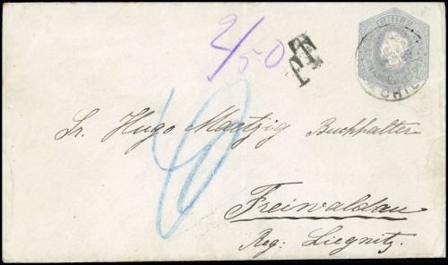 1873, Chile, U 2 A, Brief