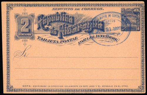 1897, Nicaragua, P 36, Brief
