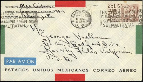 1950, Mexiko, U (982), Brief