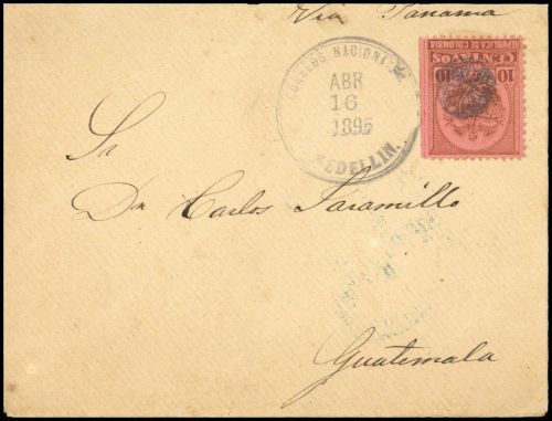 1892, Kolumbien, 111, Brief