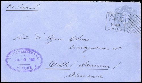 1873, Chile, U 2 B, Brief