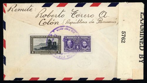 1942, Panama, 327, ZZ 10, Brief