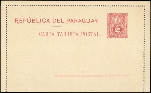 1891, Paraguay, K 1, Brief