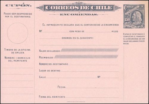 1909, Chile, PA 3, Brief