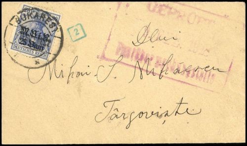 1917, Deutsche Besetzung I. WK Rumänien, 6, Brief