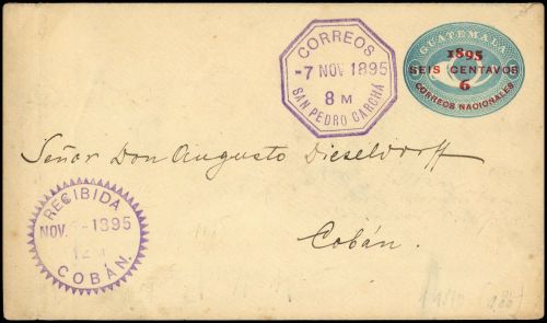 1917, Costa Rica, U 12, Brief