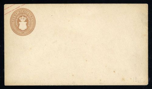 1864, Altdeutschland Mecklenburg Schwerin, U 12, Brief
