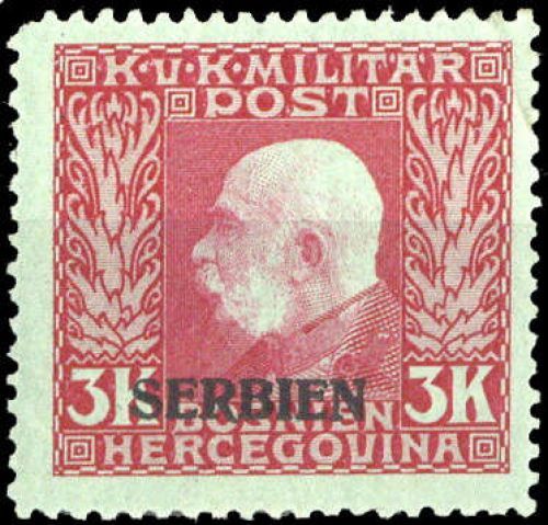 1914, Österreich Feldpost Serbien, 19, *