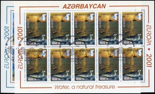 2001, Aserbeidschan, 494-95 KB, gest.