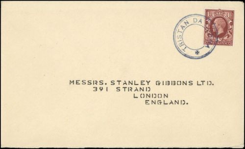 Tristan da Cunha, GB 177, Brief