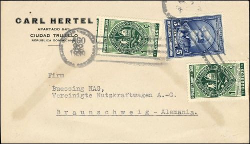 1936, Dominikanische Republik, 315, 350, Brief