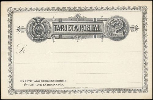 1885, Ecuador, P 8, Brief