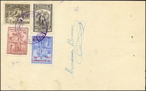 1949, Ecuador, 416, 629 u.a., Briefst.