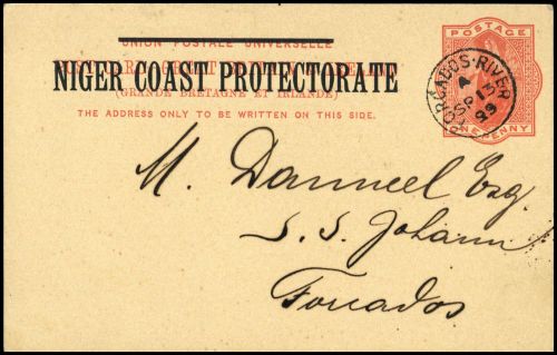 1895, Nigerkueste, P 3, Brief