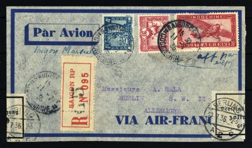 1936, Französisch Indochina Allgemeine Ausgaben, 159, 173 u.a., ...