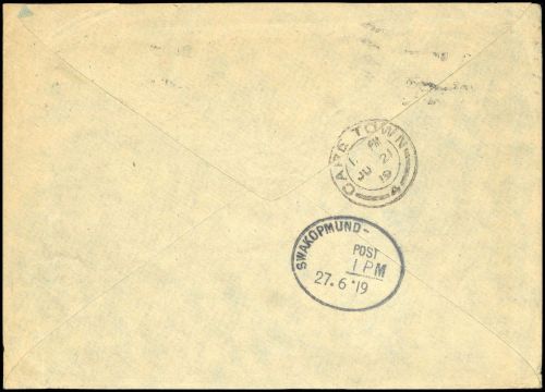 Südafrika, GB 131, Brief