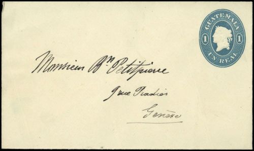 1875, Guatemala, U 2 a, Brief