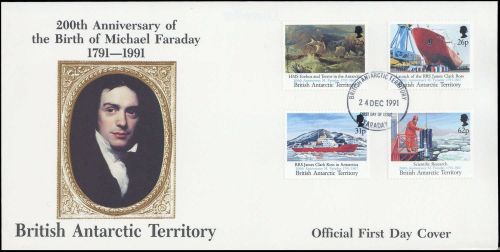 1991, Britische Gebiete in der Antarktis, 185-88, FDC
